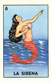 Sirena Mexican loteria card