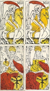 Death and Emperor cards Budapest tarot