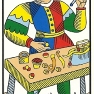 Le bateleur card from the Jodorowsky tarot